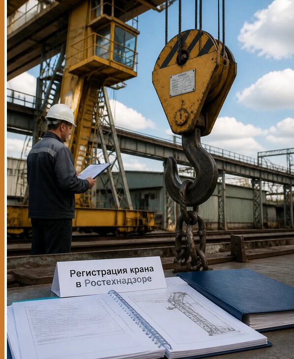 Регистрация крана в Ростехнадзоре в Канске от 16394 р. | Авеста ОТиПБ